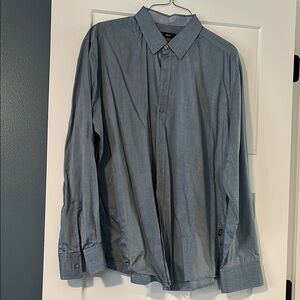 Men's Blue Boss dress shirt, 2XL